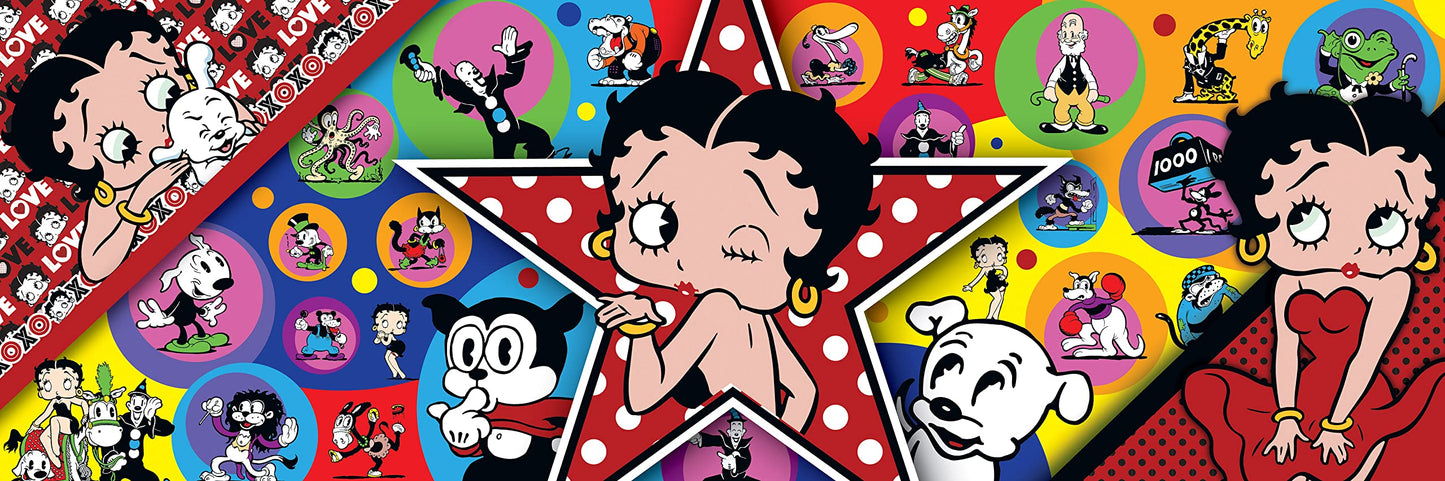 MasterPieces 1000 Piece Jigsaw Puzzle For Adults, Family, Or Youth - Betty Boop Panoramic - 13"x39"
