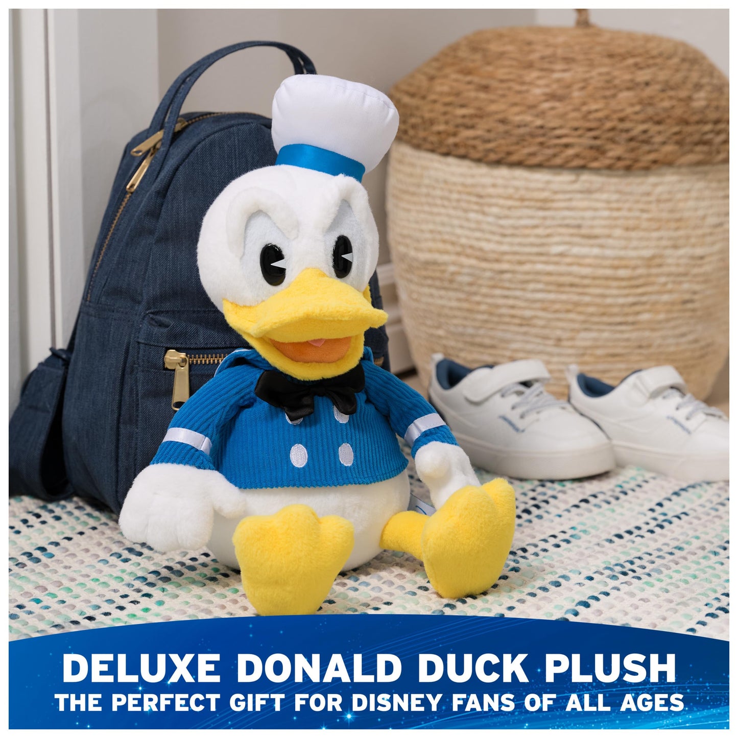 GUND Disney Official Donald Duck 14-Inch Deluxe Plush Toy for Ages 1+
