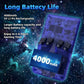 R36MAX Handheld Retro Game Console,4.0" IPS 720x720 HD Screen,128GB with 30,000+ Classic Games Pre-Loaded,Open Source Linux,4000mAh Battery,Portable