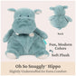 GUND Baby Oh So Snuggly Hippo 12.5-Inch Plush Toy, Ages 0+