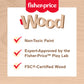 Fisher-Price Wood Baby Toy Farm Animals Board, Wooden Busy Activity for Fine Motor Skills Play Infants & Toddlers Ages 1+ Years