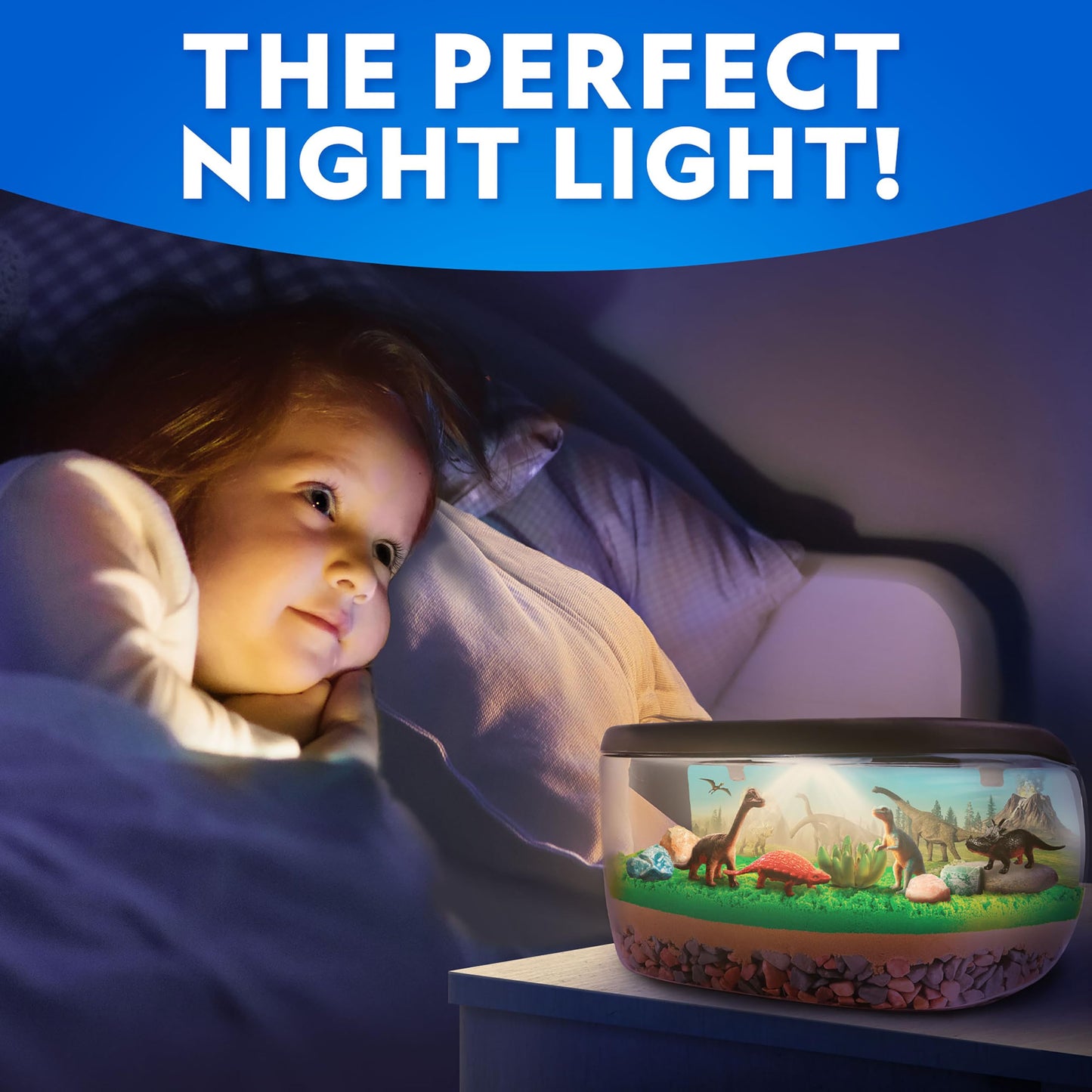 National Geographic Light-Up Dinosaur Terrarium Science Kit for Kids