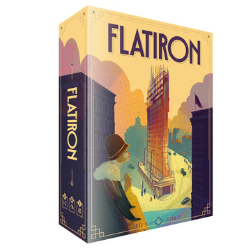 Flatiron Board Game - Build The Iconic New York Skyscraper! Architectural Strategy Game, Fun Family Game for Kids & Adults, Ages 12+, 1-2 Players, 45