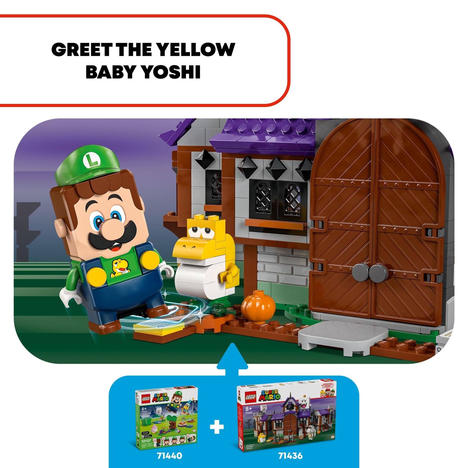 LEGO Super Mario King Boo's Haunted Mansion - Building Toy for Kids Ages 8+ - Mario Toy W/ 4 Minifigures - Gift for Boys, Girls, & Gamers - 71436