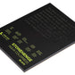 Stonehenge Aqua Black Medium Weight Pad, 140lb, Coldpress, 9 x 12 Inches, 15 Sheets for Wet and Dry Media