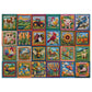 Cobble Hill Country Life Crochet 1,000-Piece Jigsaw Puzzle (40320), Rustic Vibes, Random/Quirky Cut, Luxurious Textured Linen Paper Mounted on
