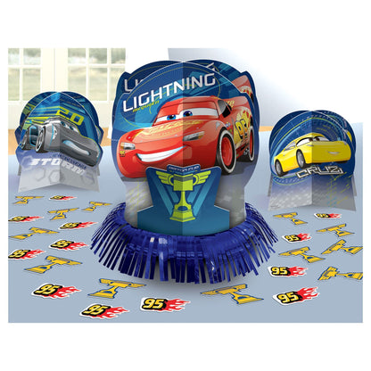 amscan Disney Cars 3 Table Centerpieces & Confetti, 1 Set