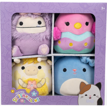 Squishmallows Original 4-Pack - Official Jazwares Plush Box Set (Little)