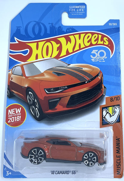 Hot Wheels - '18 Camaro SS - Muscle Mania 8/10 [Burnt Orange] # 50/365