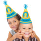 Big Dot of Happiness Ducky Duck - Cone Happy Birthday Party Hats for Kids and Adults - Set of 8 (Standard Size)