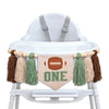 ZAIBIANHAO Football First Birthday High Chair Banner