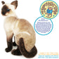 TigerHart Stefan The Siamese Cat - 14 Inch Stuffed Animal Plush