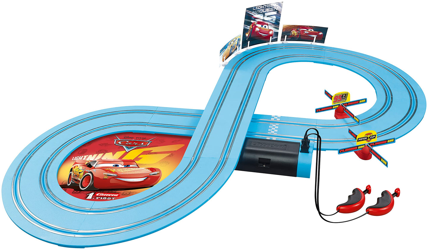 Carrera First Disney Cars Slot Car Race Track Set - Lightning McQueen