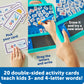 Learning Resources Skill Builders Magnetic Word Builder, Learn to Read, Phonetic Alphabet, Puzzle Board, ABC Kids Games, Sensory Board For Kids, Fine