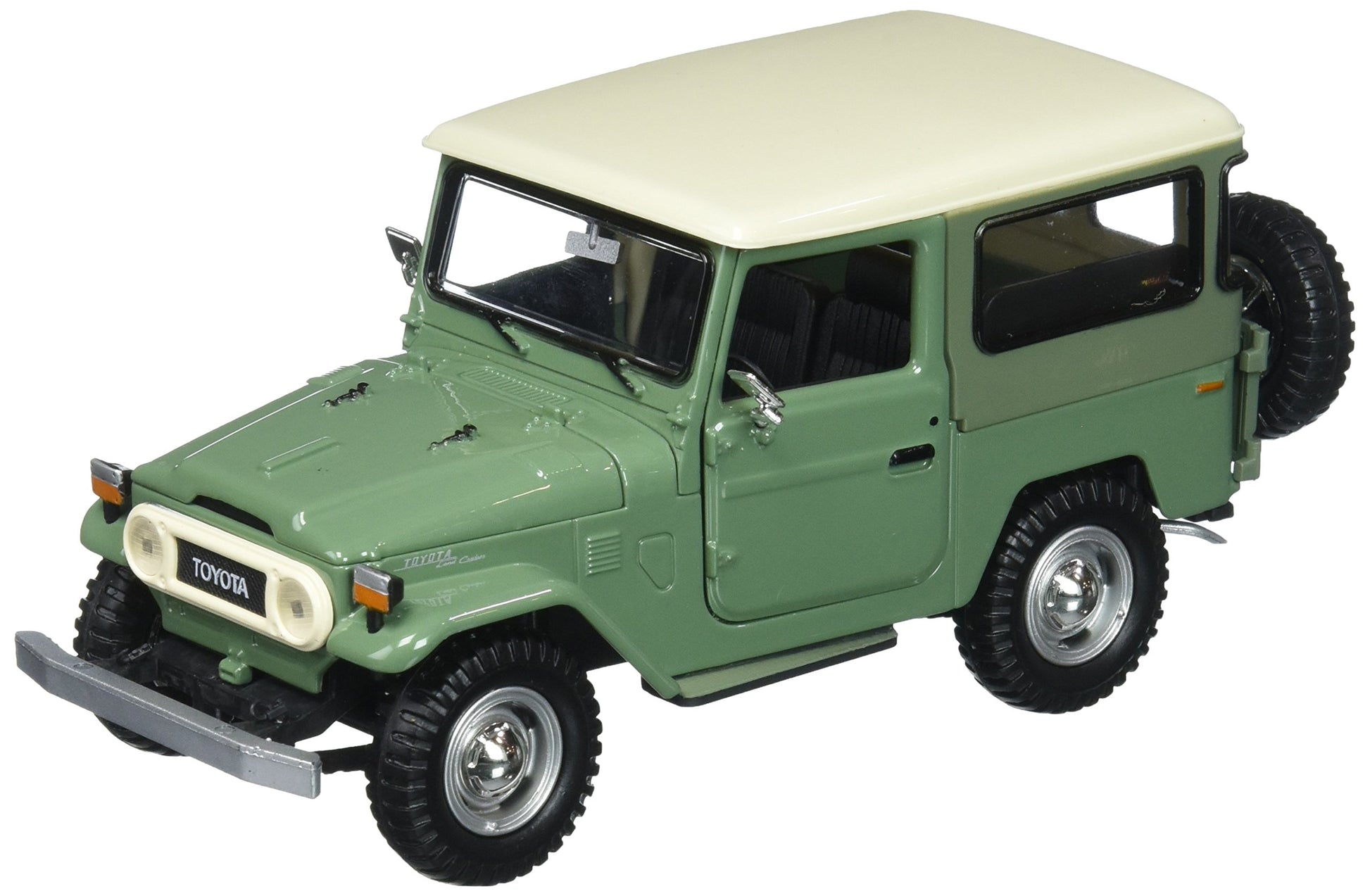 Motor Max 1:24 W/B Platinum Collection Toyota FJ40 with Beige Top MJ Exclusive Diecast Vehicle