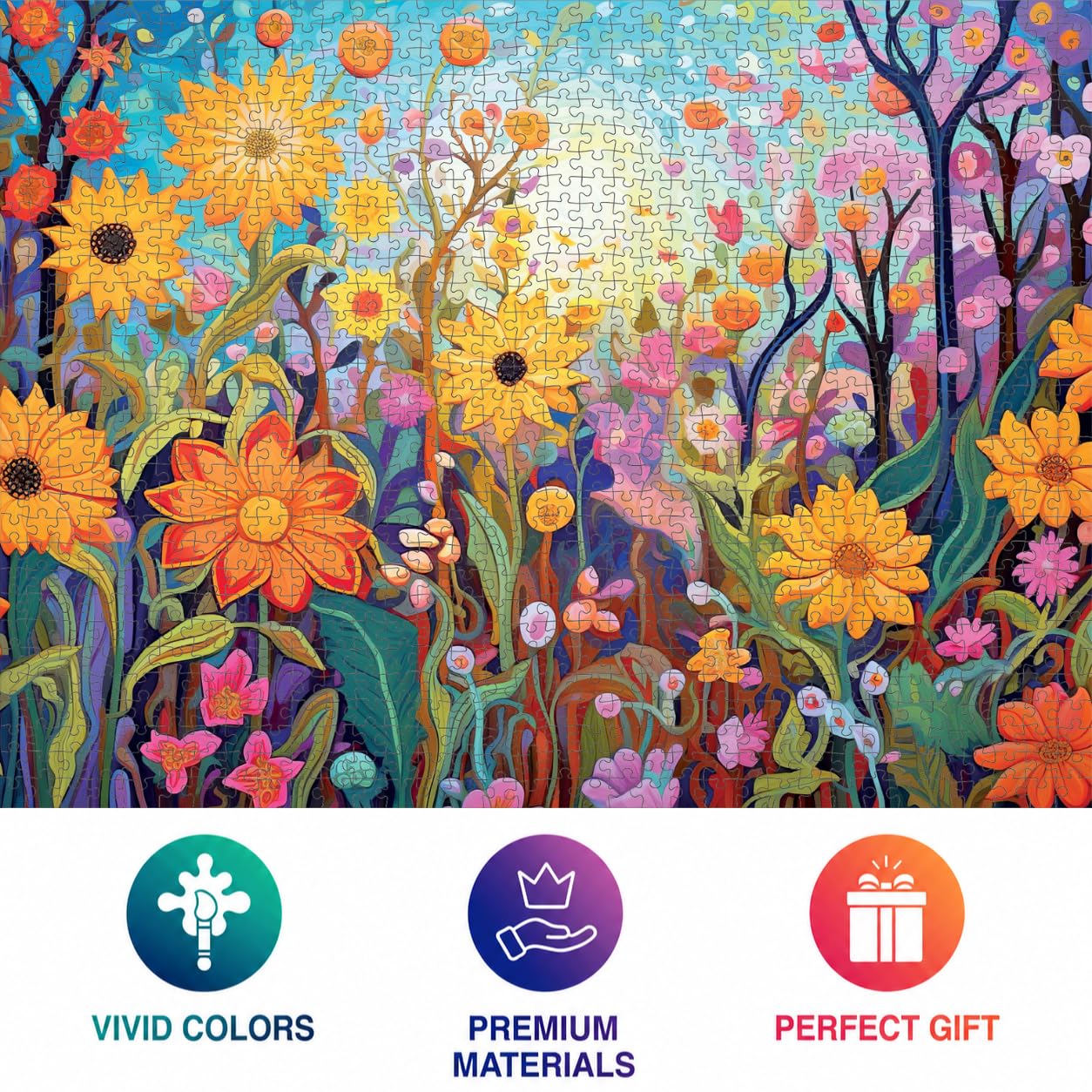 Cross & Glory | Jigsaw Puzzles for Adults | Sarah's Secret Garden Adventure