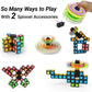 TOSY Magnet Cube 3x3 - 240 Magnets, 30 Blocks, 7in1 Toy: Puzzle Cube Game, Creative Building Blocks, Transformable Fidget Spinner, Infinity Cube