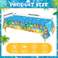 Tatuo 3 Pack Summer Beach Plastic Tablecloth Beach Theme Party Hawaiian Tropical Table Covers Decoration Disposable Rectangular Tablecloth for Luau