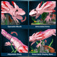 Axolotl Building Set, Compatible with LEGO Animals, Axolotl Toy Building Blocks with Movable Joints & Display Base, Marine Animal Decor Model Kit