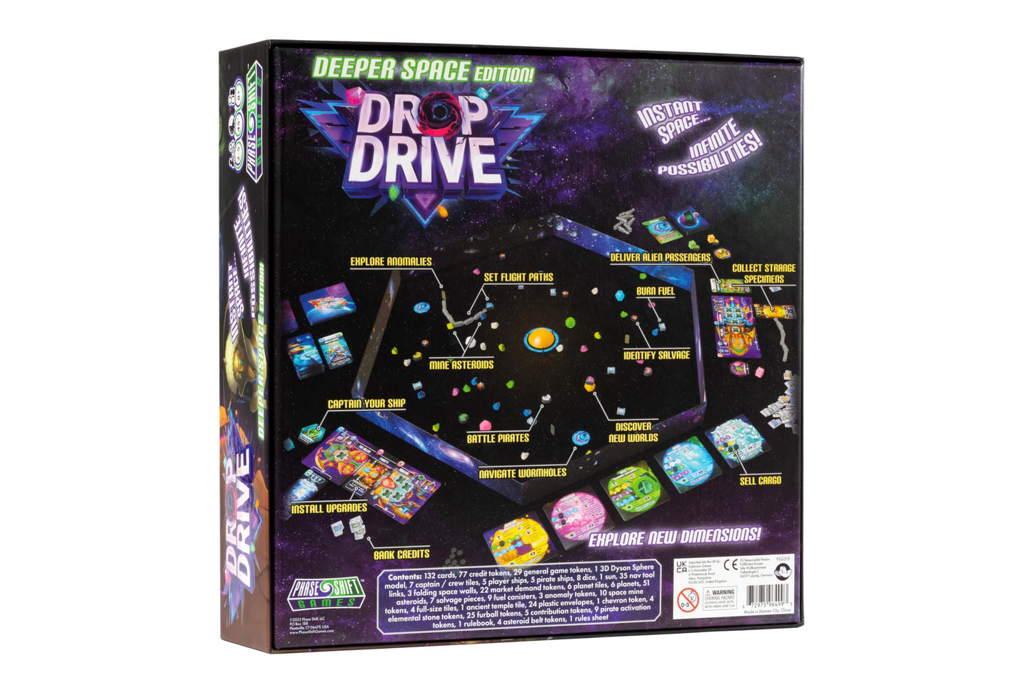 Drop Drive Deeper Space Edition, Collector’s Sci-Fi Board Game Bundle