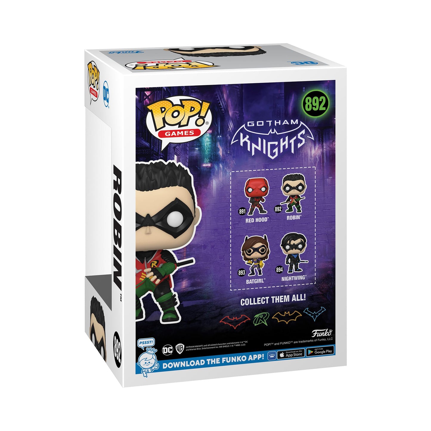 Funko POP! Games: Gotham Knights - Robin - Batman - Collectable Vinyl Figure - Gift Idea - Official Merchandise - for Kids & Adults - Video Games Fans