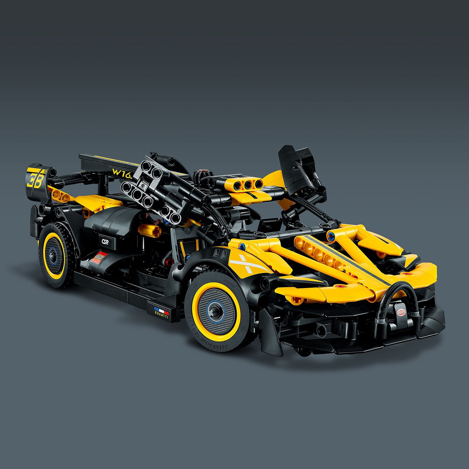 LEGO Technic Bugatti Bolide Racing Car Building Set - Model and Race Engineering Toy for Back to School, Collectible Sports Car Construction Kit