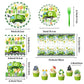 Diosnase Trash Truck Birthday Decorations, Garbage Truck Party Supplies for 20 Guests with Banner, Hanging Swirls, Tablecloths, Plates, Napkins
