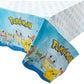 Captivating Pokémon Plastic Table Cover - 54" x 96" (1 Pc.) - Premium & Vibrant Colors - Ideal for Themed Parties & Events