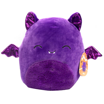 Squishmallows 10-Inch Halloween Blas Purple Bat Jazwares Plush Toy