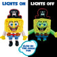 SpongeBob SquarePants Movie: The Search for SquarePants - Bikini Bottom Glow Pals 6" Plush Toy Assortment, Glow-in-the-Dark SpongeBob, Patrick