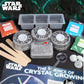 STAR WARS Glowing Crystals, Crystal Growing Kit with Light Up Display Stand, Grow 3 Colorful Crystals, Gift for 8 Year Old Boy, Merch, Toys for Boys