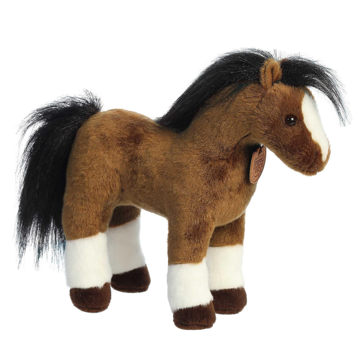 Aurora® Exquisite Breyer® Welsh Pony Stuffed Animal - Realistic Detailing - Imaginative Play - Brown 11 Inches
