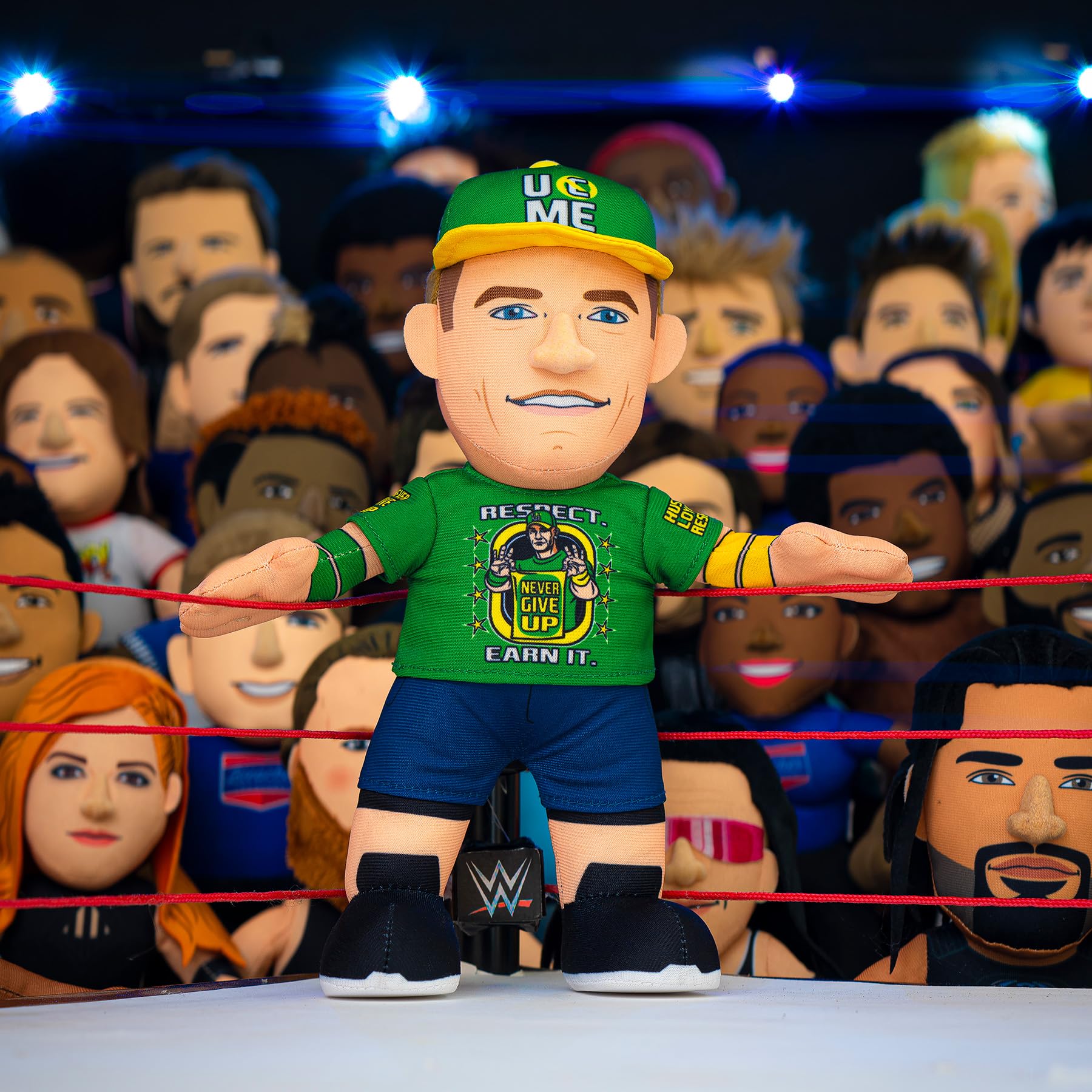 Bleacher Creatures WWE John Cena UCME 10" Plush Figure- A Wrestling Legend for Play or Display