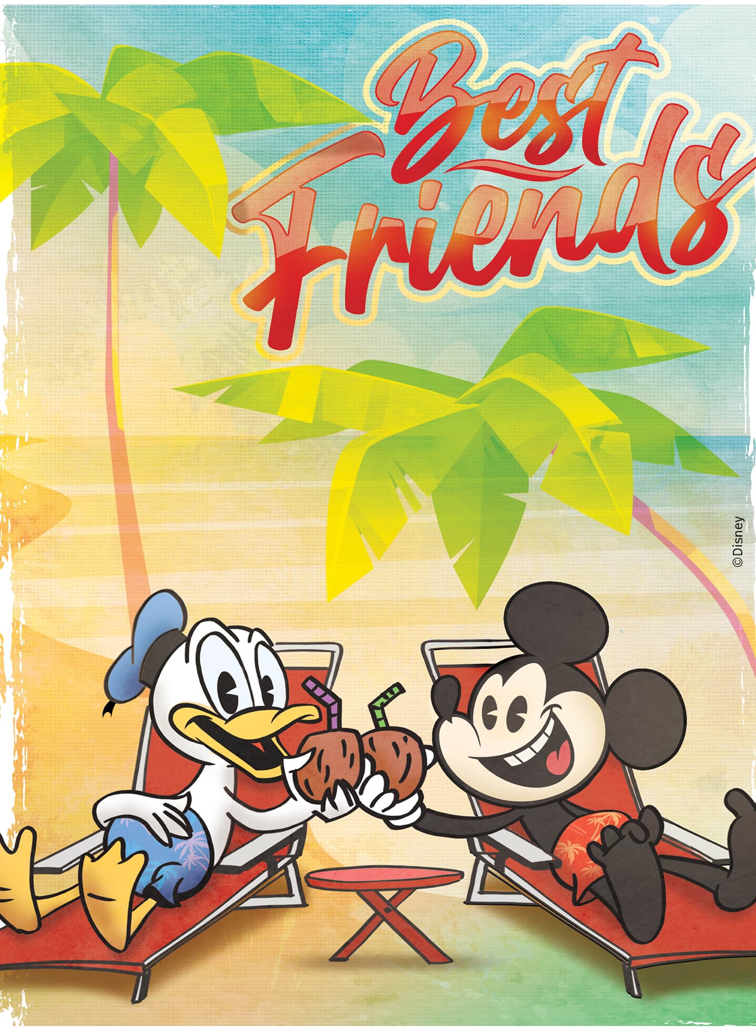 Ceaco - Disney Mickey and Donald Posters - 5 Pack, 300-750 Piece Puzzles