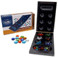 WE Games Foldable Wood Mancala Board Game- Dark Stain
