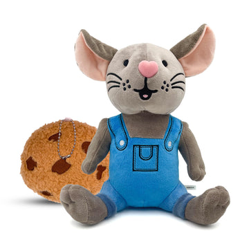 Adenzai If You Give a Mouse a Cookie Plush Toy - Soft and Cuddly Mouse Companion, Soft Stuffed Animal Plushie, Gift for Kids & Adults, Perfect