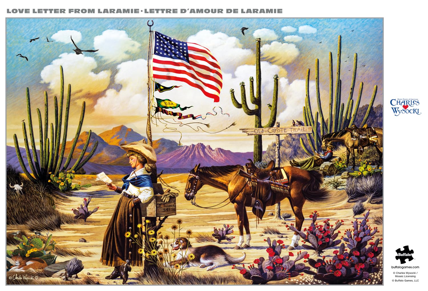 Buffalo Games - Charles Wysocki Love Letter - 500 Piece Puzzle for Adults