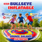 Playland 7.5 FT Inflatable Balance Platform for Kids - Bullseye Wobble Bounce Pad, Outdoor Play Toy for Backyard, Supports 300 lbs, Up to 3 Kids