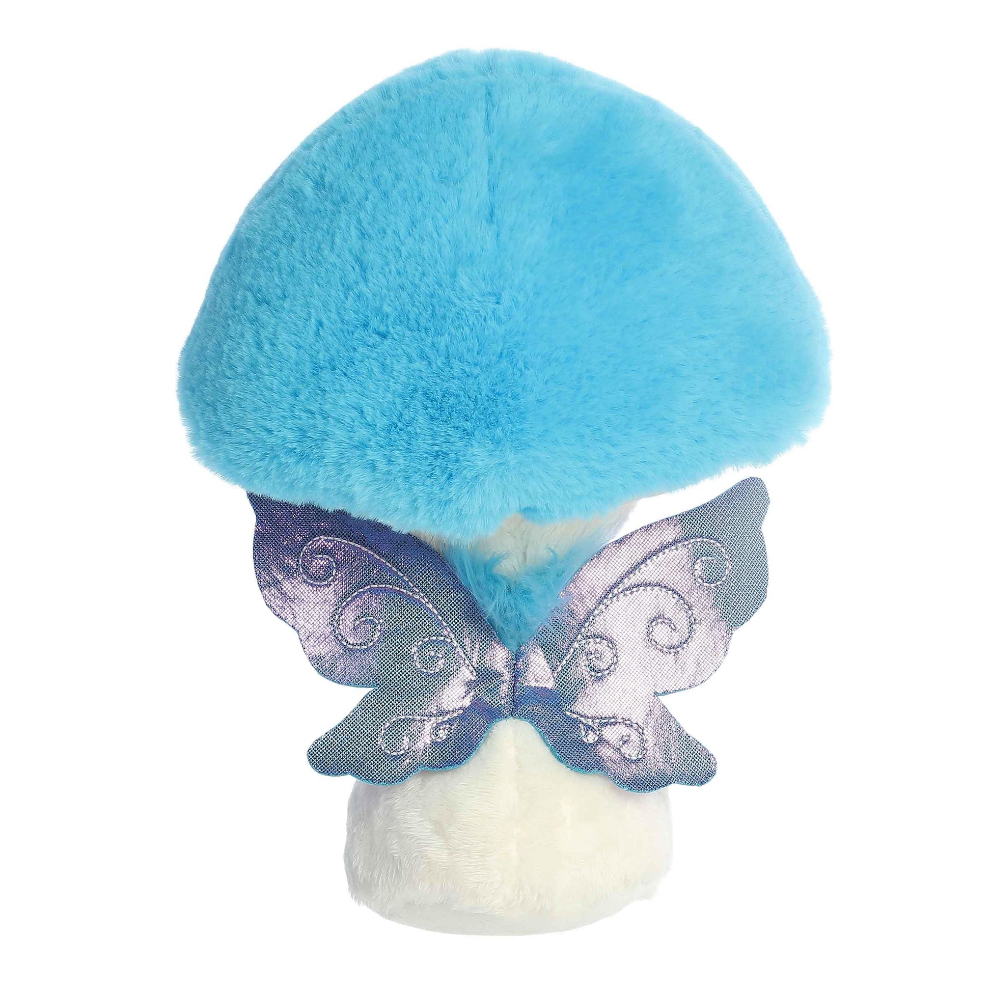 Aurora® Vibrant Fungi Friends™ Fairy Stuffed Animal - Unique Design - Loveable Companions - Blue 9 Inches