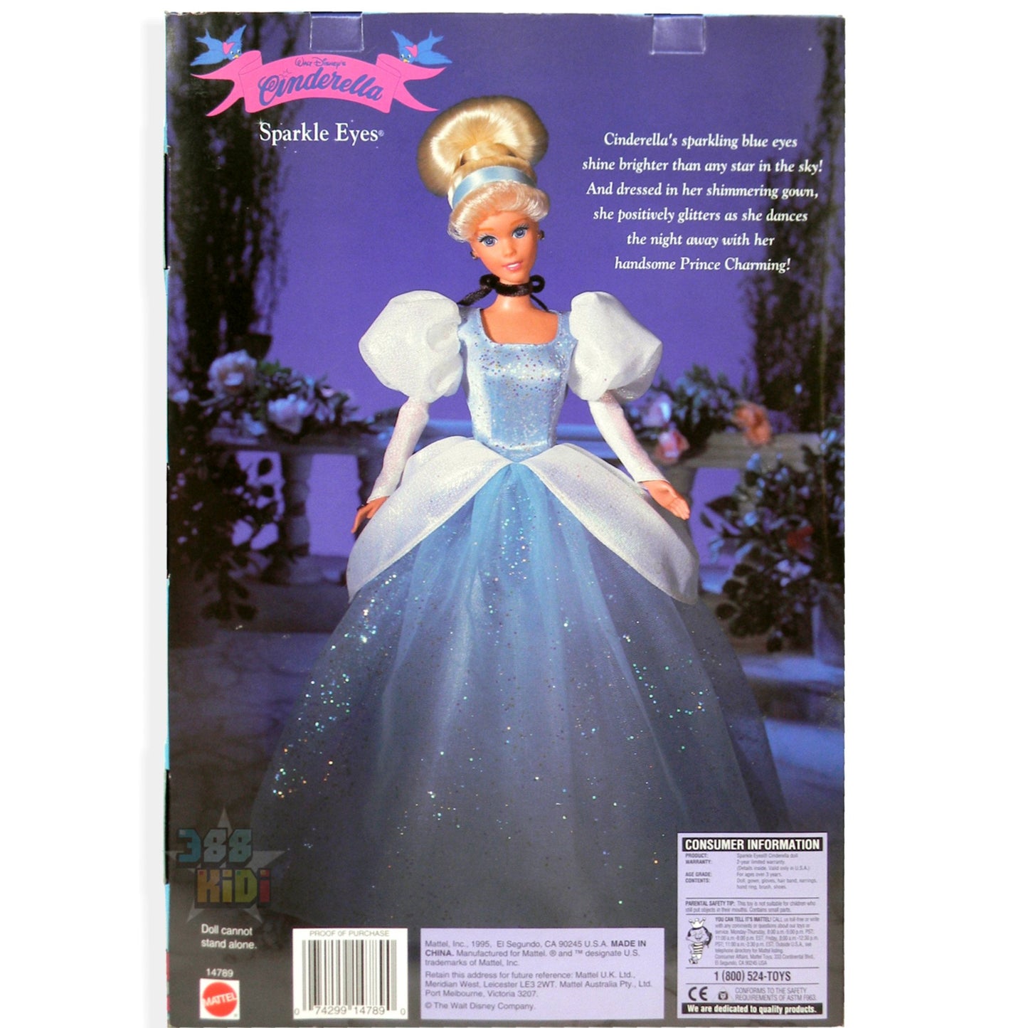 Mattel Walt Disney's Sparkle Eyes Cinderella