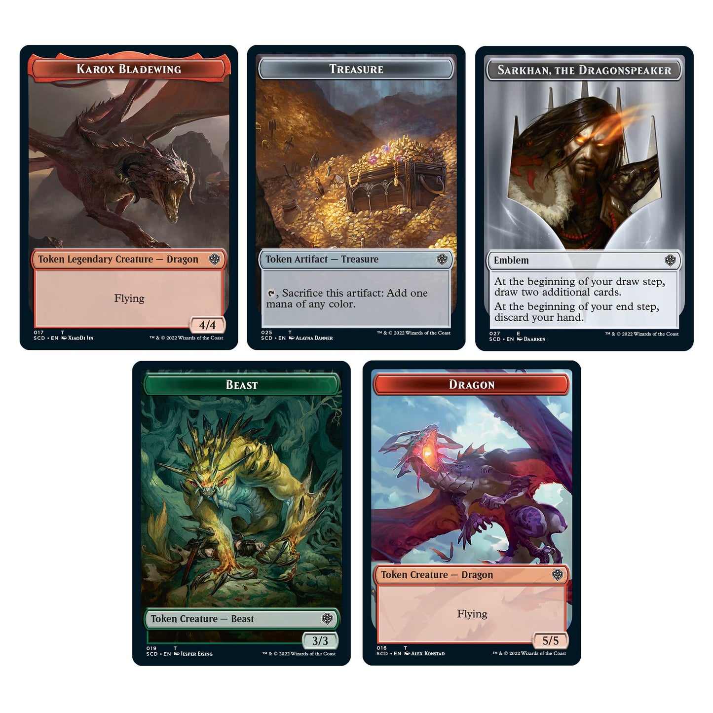 Magic: The Gathering Starter Commander Deck - Draconic Destruction (Red-Green) | Ready-to-Play Deck for Beginners and Fans | Ages 13+ | Collectible