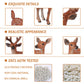 JOKFEICE Deer Toys - 6pcs Realistic Deer Woodland Animals Figurines - Early Educational Toys, Birthday Cake Topper for Kids