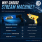 Stream Machine Water Gun Launcher TL-600 17 Inch Single Barrel Water Launcher, Water Soaker Gun Shoots 40+ ft, Pool Squirt Gun for Outdoor Summer Fun