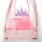 American Girl WellieWishers 14.5-inch Doll Royal Canopy Bed Playset with Mesh Drapes, Flag, and Blanket, For Ages 4+