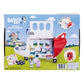 Bluey Adventure Plane, Features a Pilot Figure, Opening Roof, Fold Down Stairs and Wings and Seating for the Family, Includes 5 Accessories, Luggage