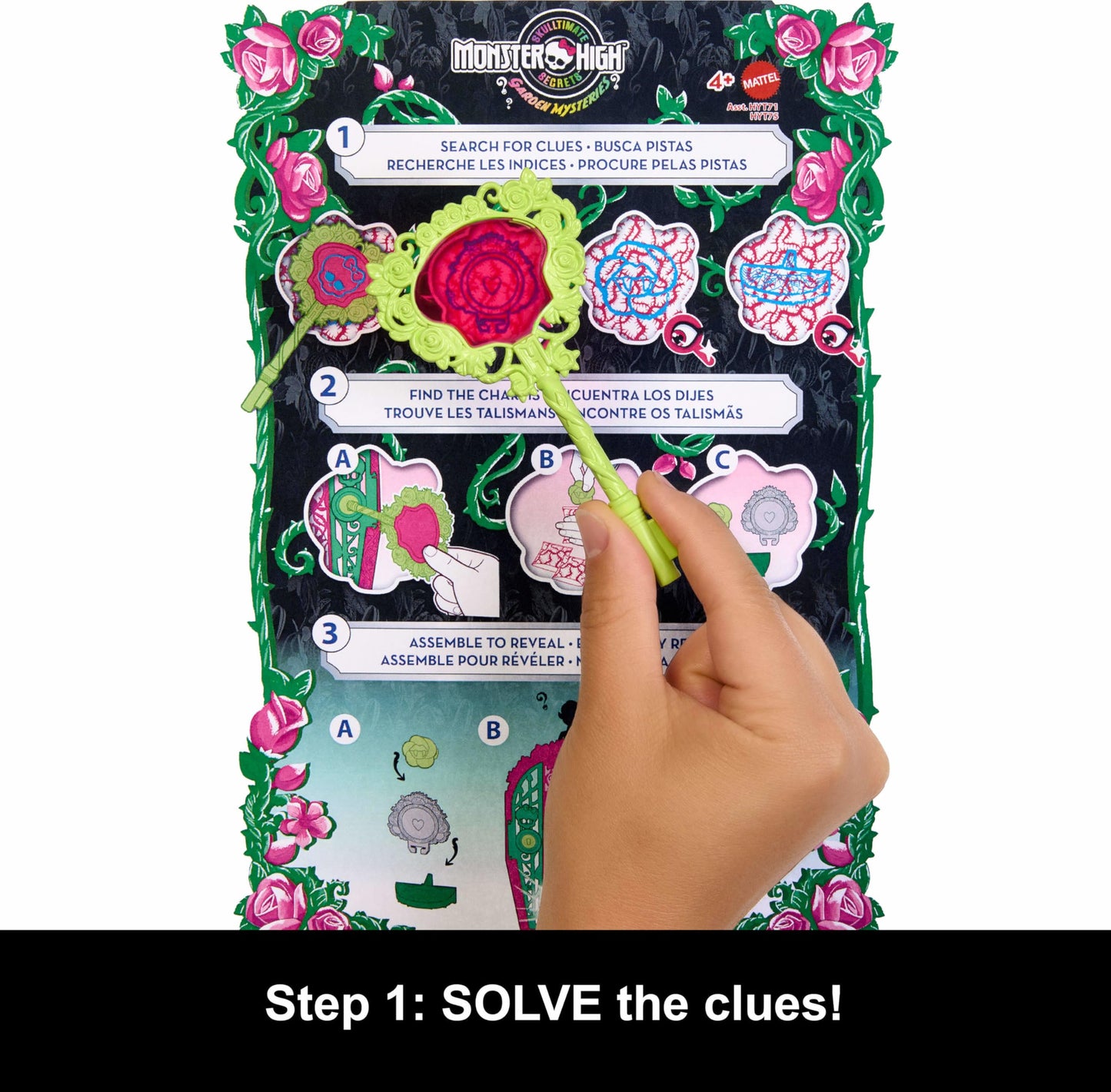 Monster High Skulltimate Secrets Doll & Accessories Set, Garden Mysteries Venus McFlytrap with Reveal Closet & 19+ Tea Party Surprises Like Clothes