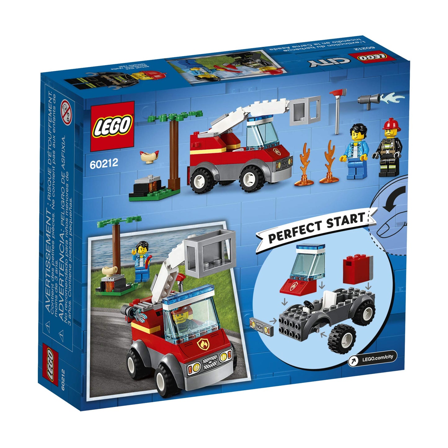 LEGO City Barbecue Burn Out 60212 Building Kit (64 Pieces)