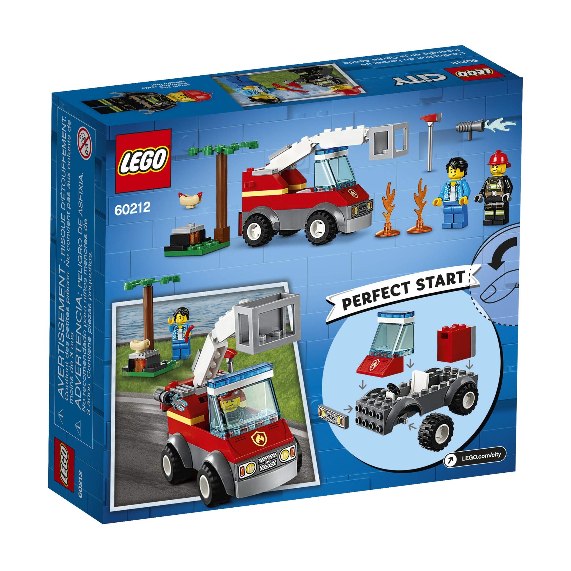 LEGO City Barbecue Burn Out 60212 Building Kit (64 Pieces)