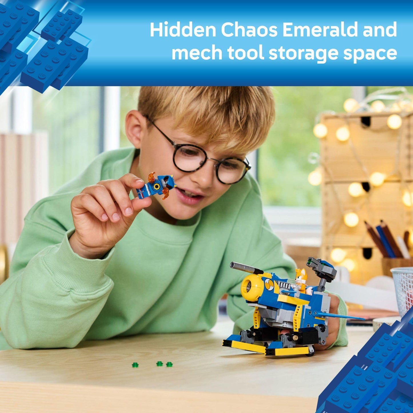 LEGO Sonic the Hedgehog Cyclone vs. Metal Sonic - Building Toy for Kids, Boys and Girls, Ages 8+ - Mech Suit with Minifigures for Pretend Play - Gift