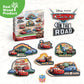 MasterPieces Disney Cars 6-Pack Mini Shaped Wood Jigsaw Puzzles